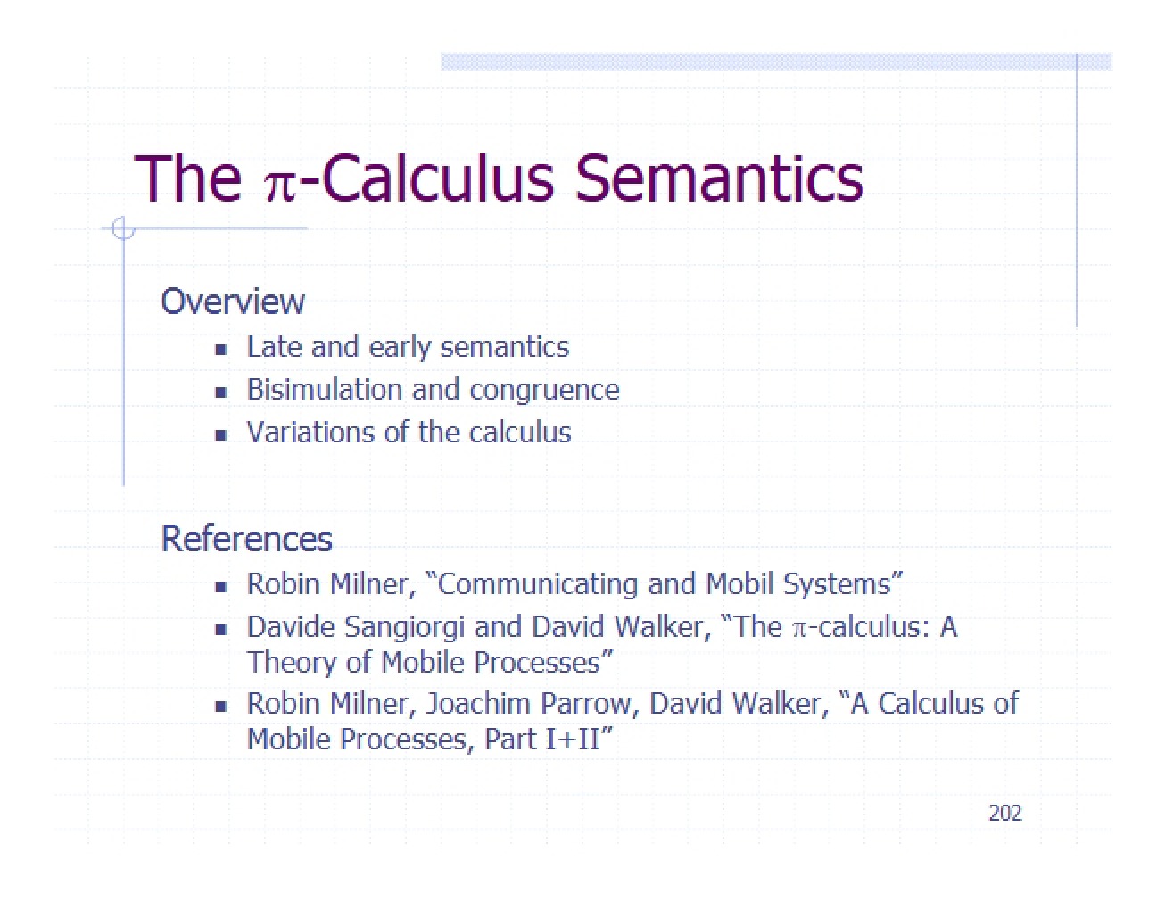 Semantics of Calculus in Programming