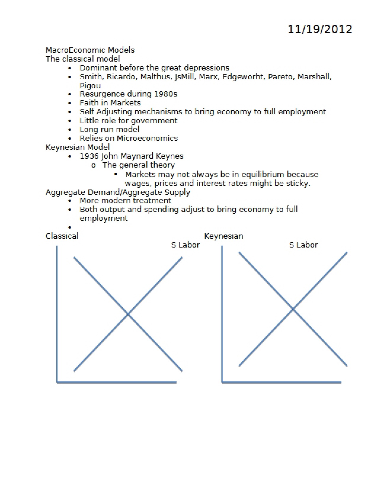 Foundational Macroeconomic Models