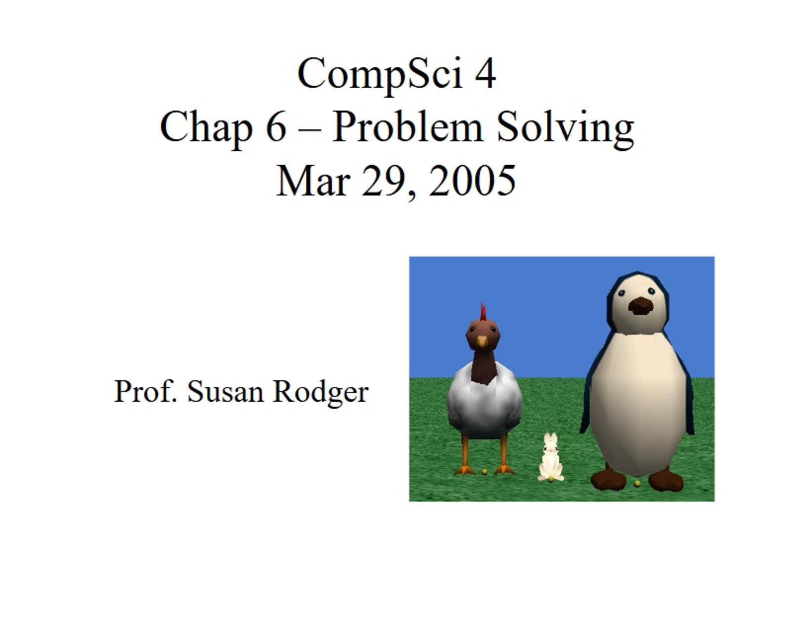 Solving Problems