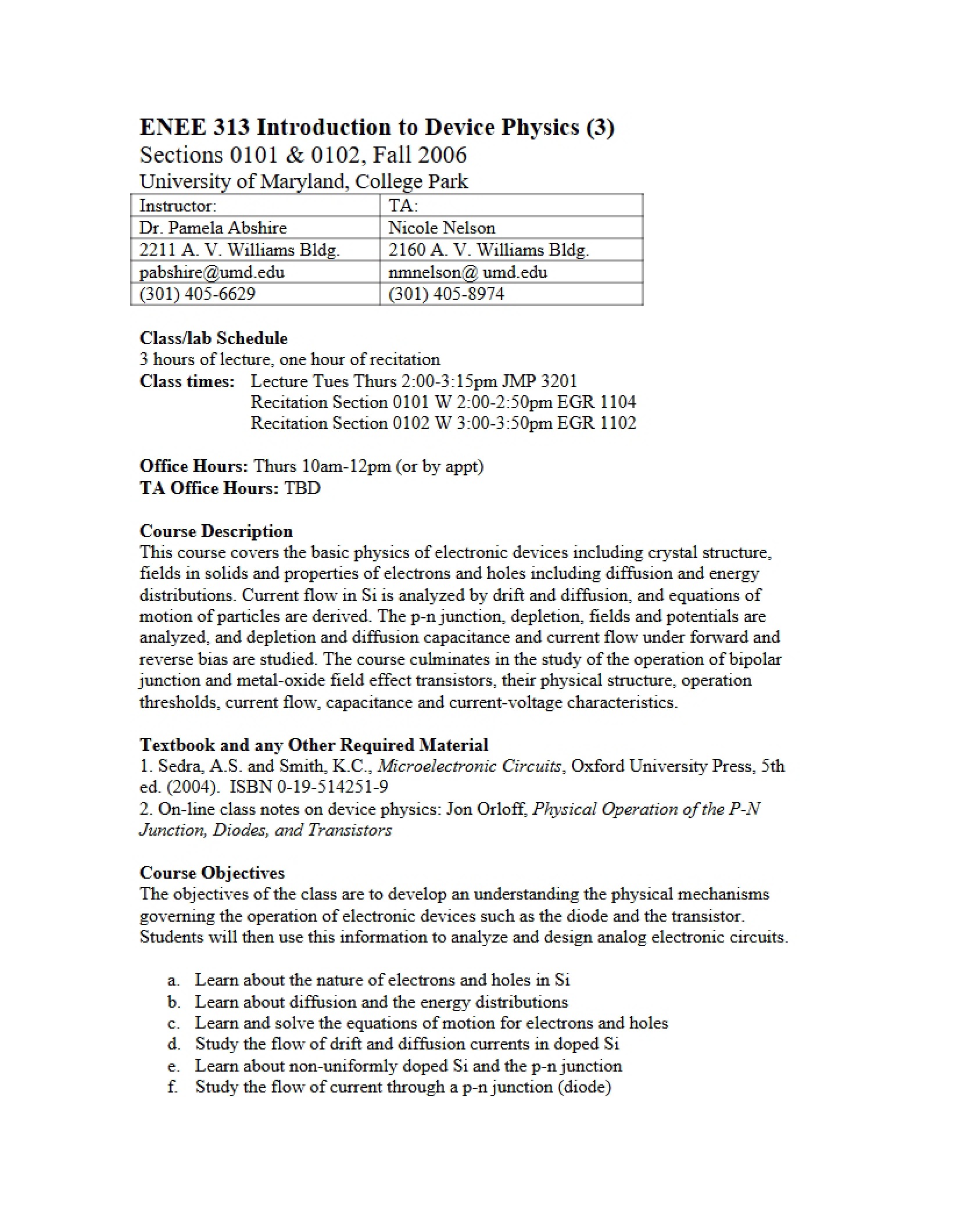 Device Physics Syllabus (v2)