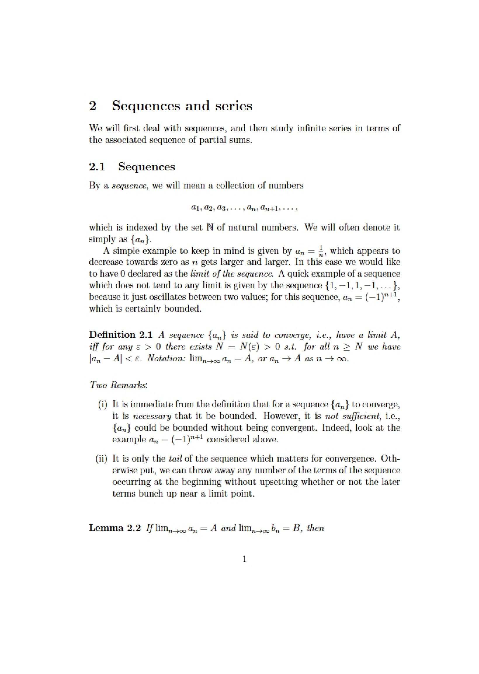 Series and Sequences Analysis