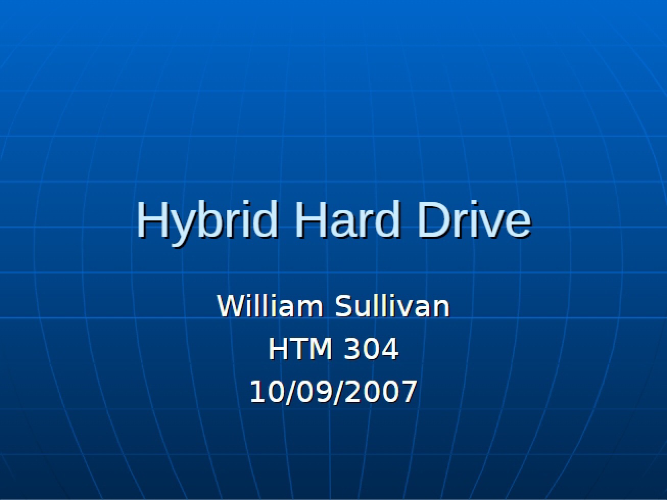 Hard Drive Hybrid