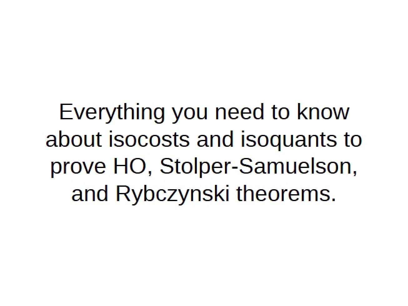ECO 486 Revision Notes