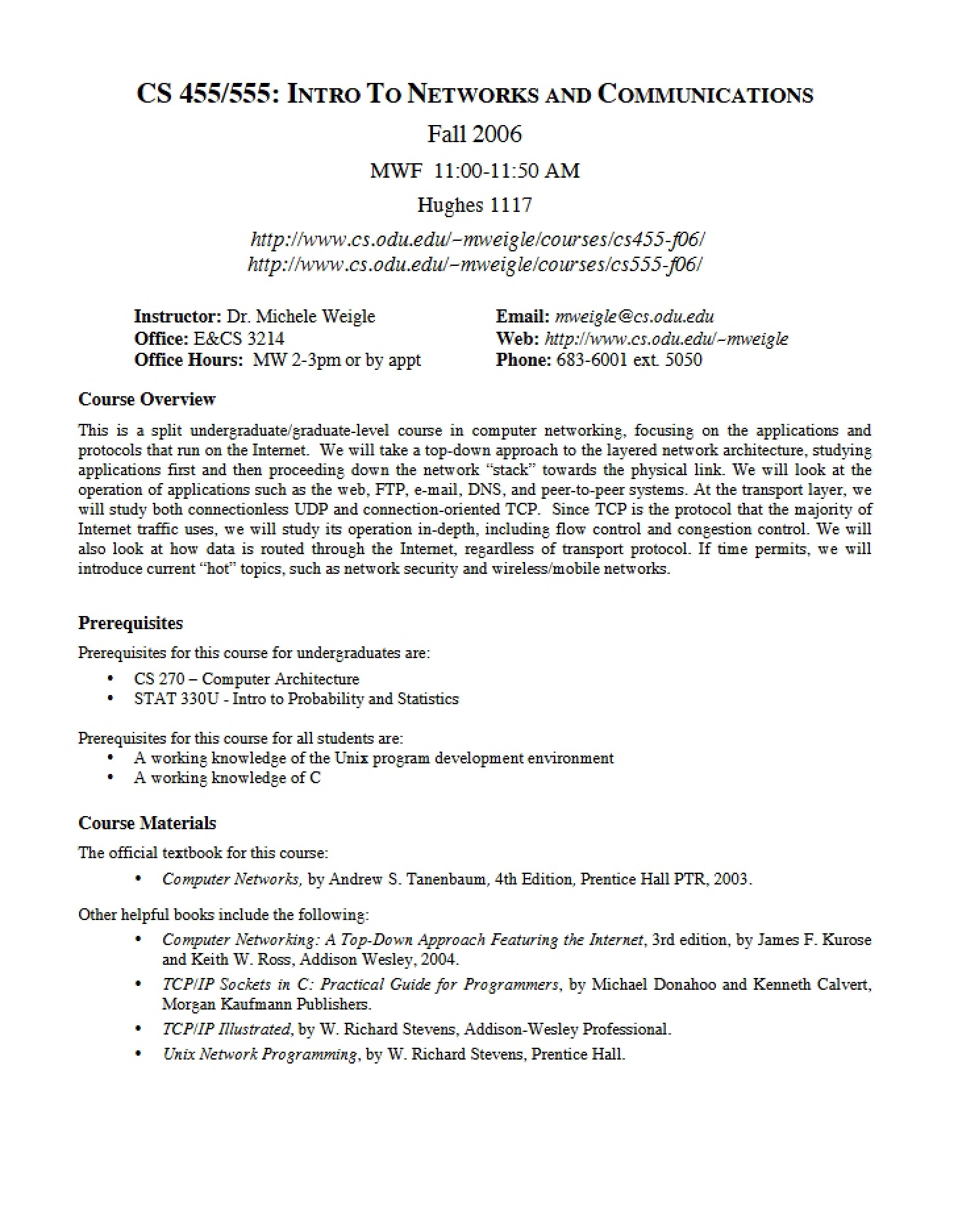 Syllabus Document