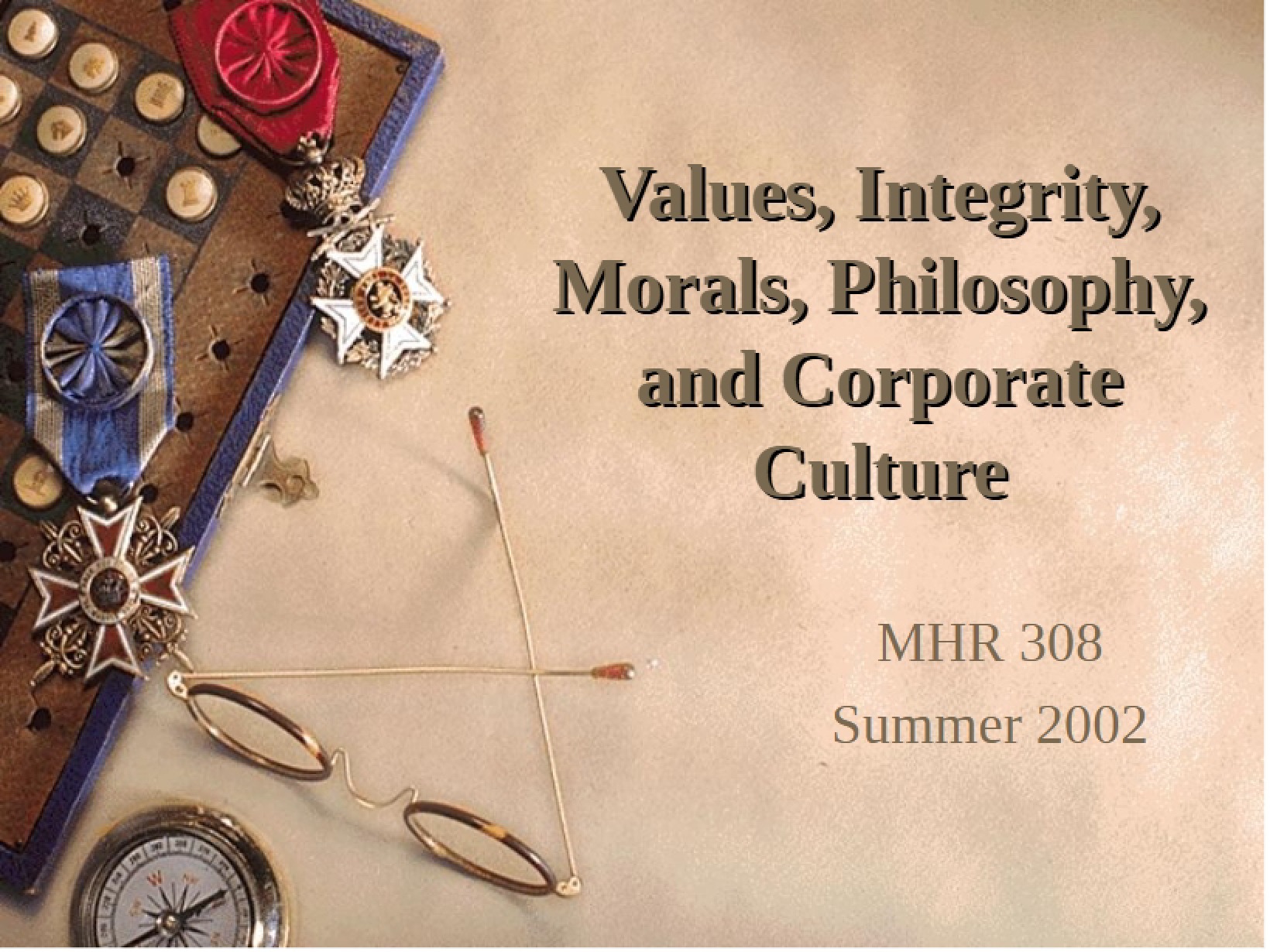 Corporate Culture and Values