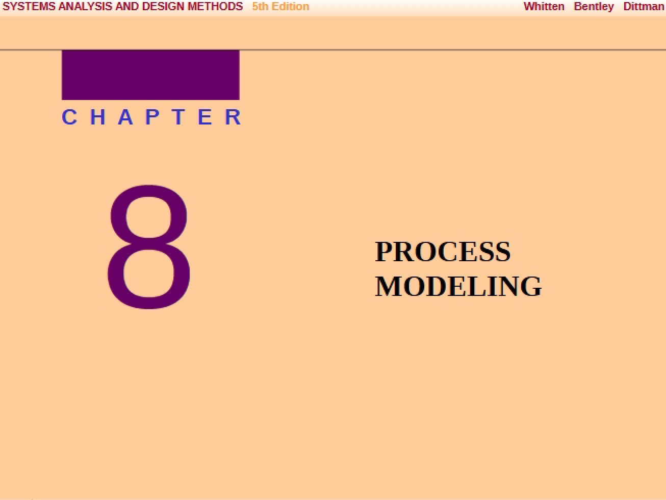 Modeling Processes