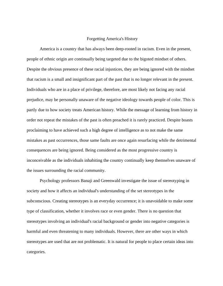 The Impact of Erasure on America's Racist Past