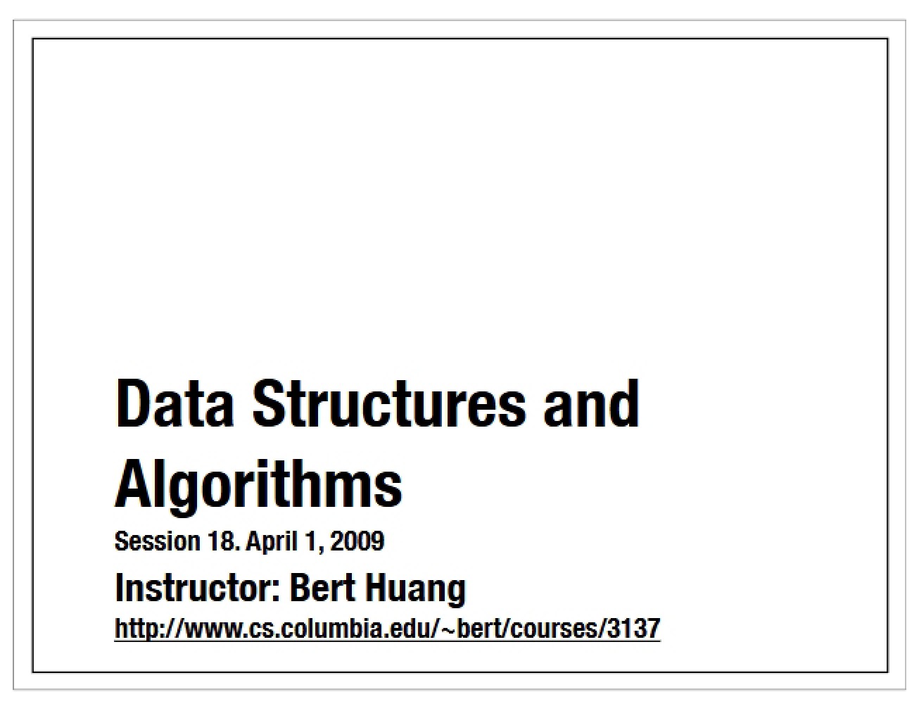 Algorithms and Data Structures (Part 6)