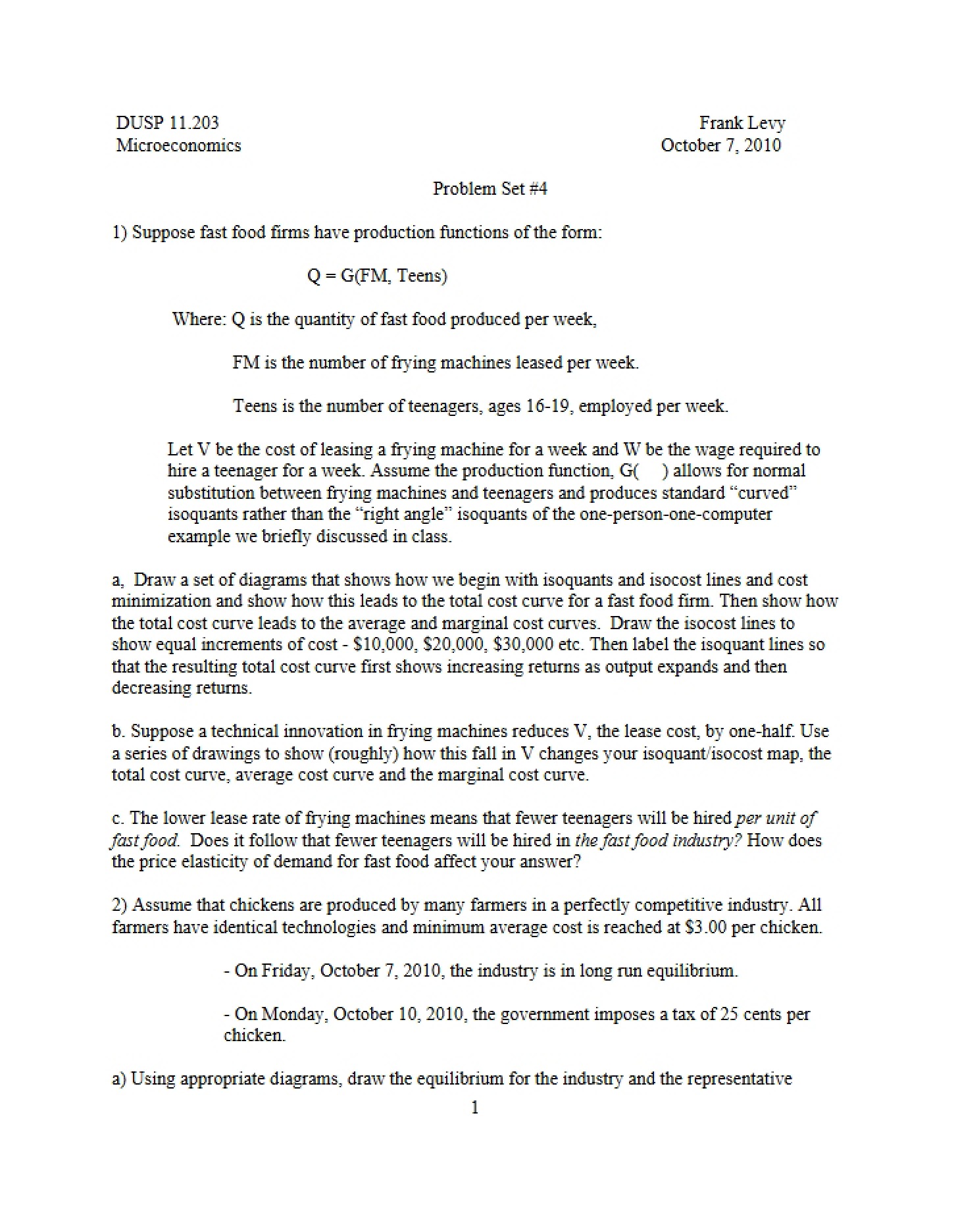 Homework Set 4