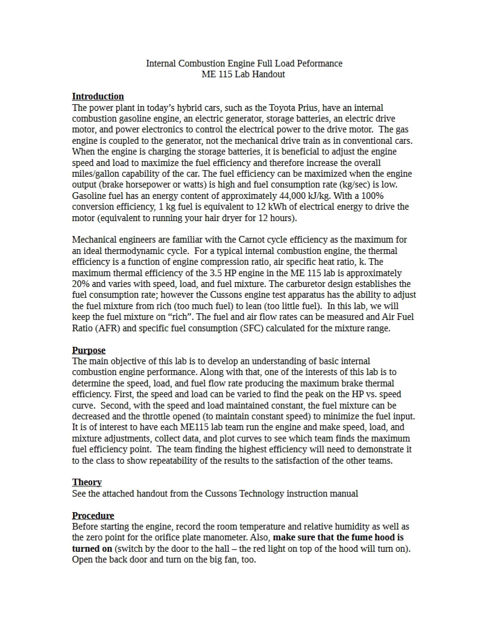 Handout for IC Engine Lab