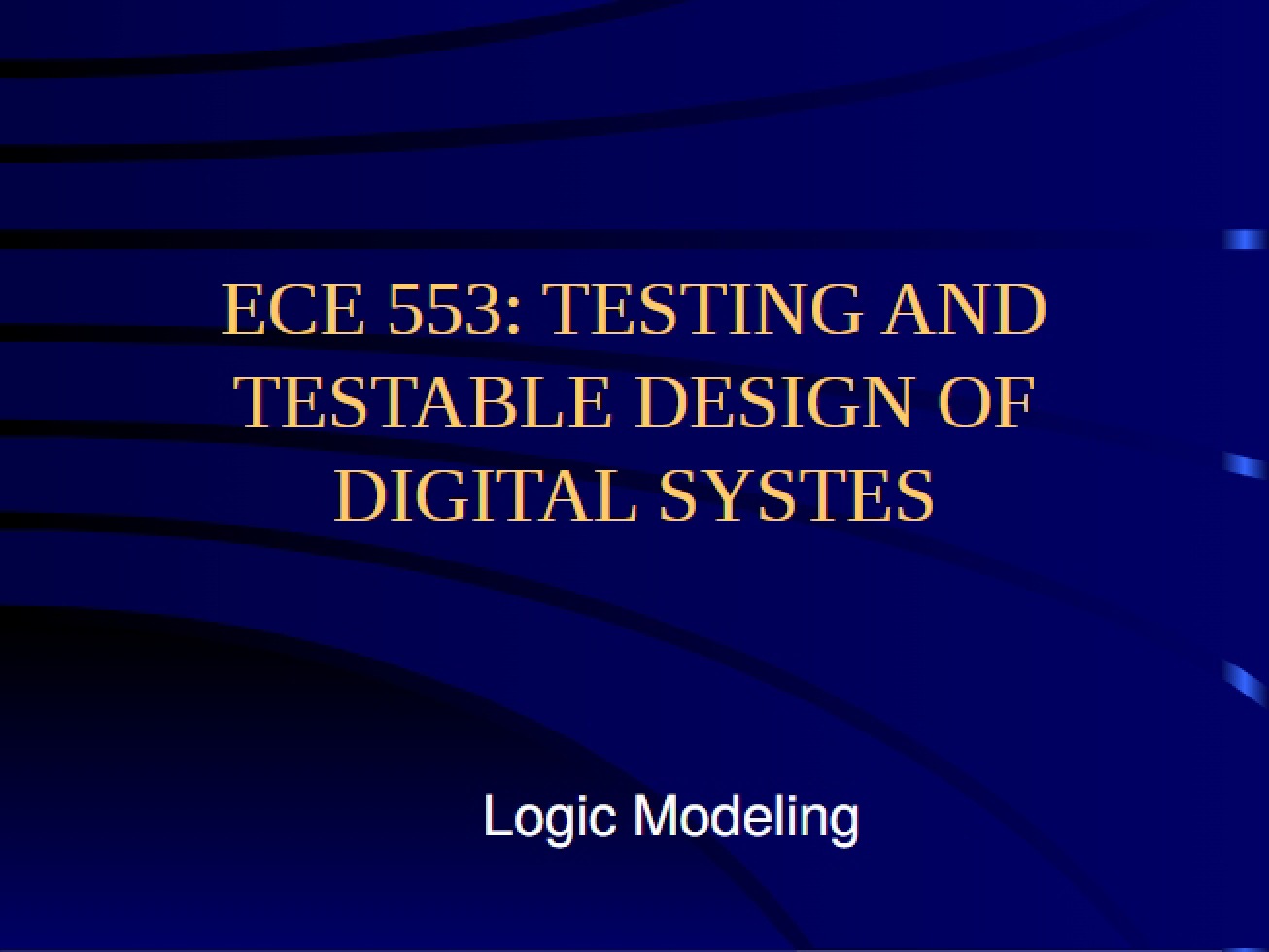 Fourth Lecture Presentation