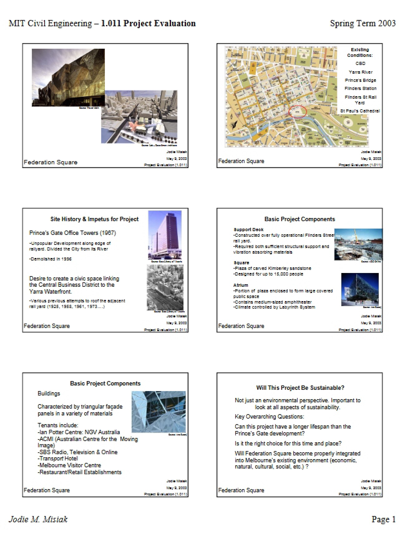 Evaluation of Projects