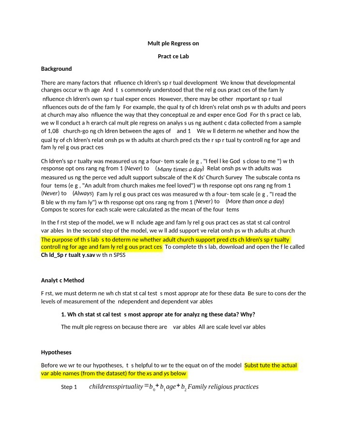 Practice Lab - Multiple Regression