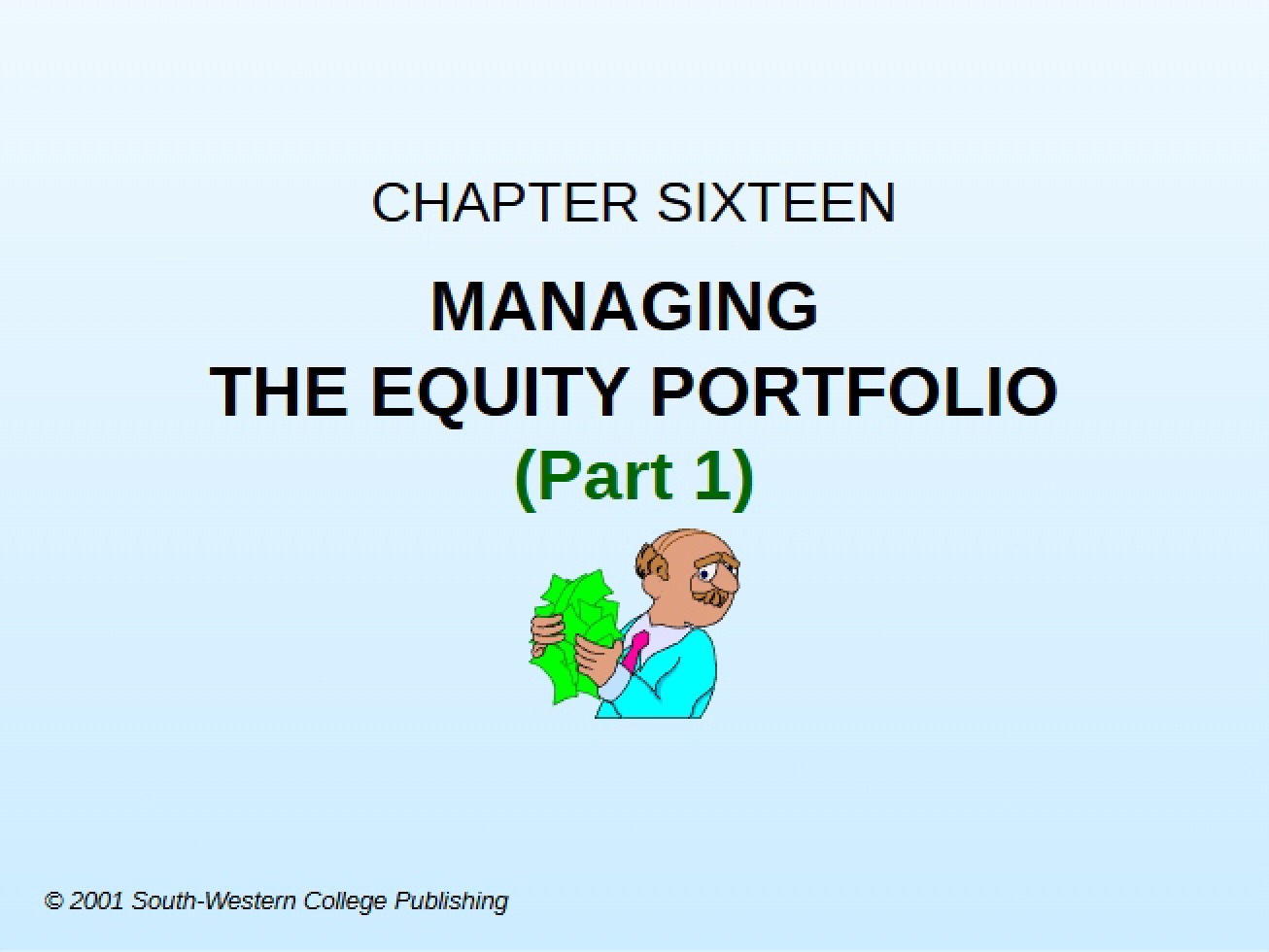 Equity Portfolio Management (Part I)