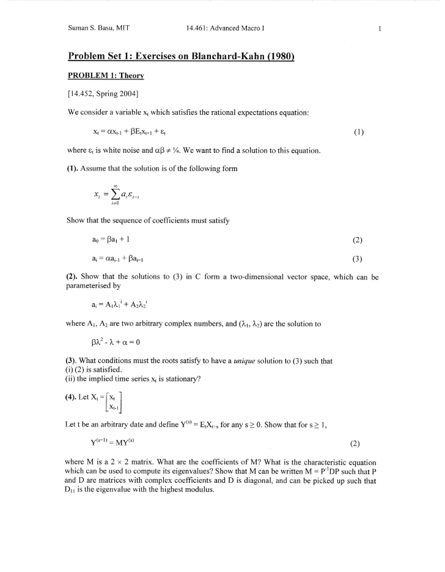 Homework Assignment 1