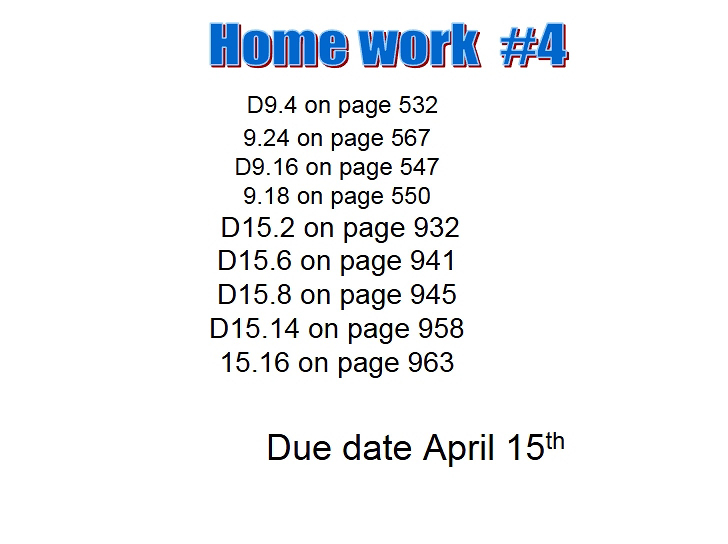 Assignment 4