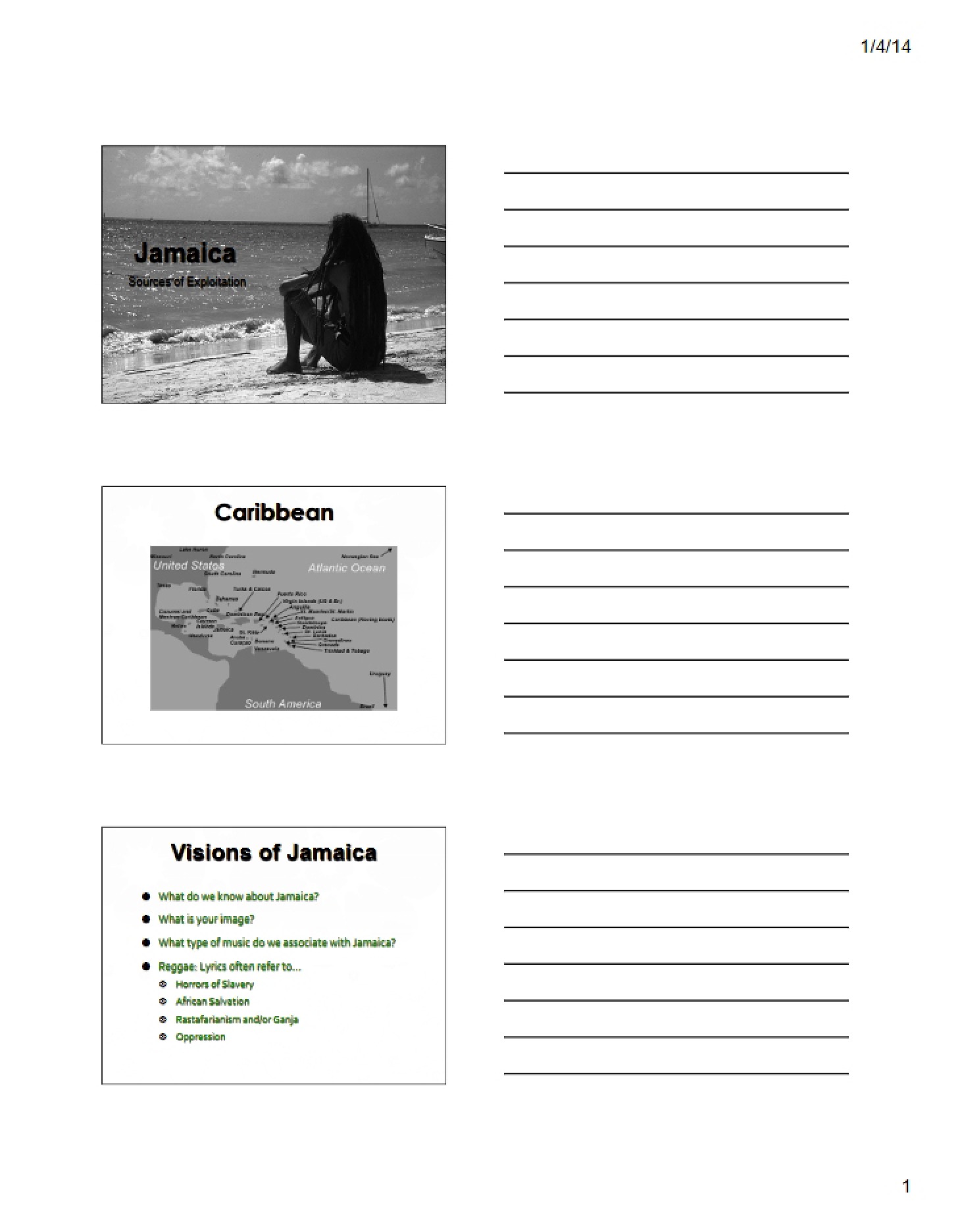 Presentation Slides Jamaica