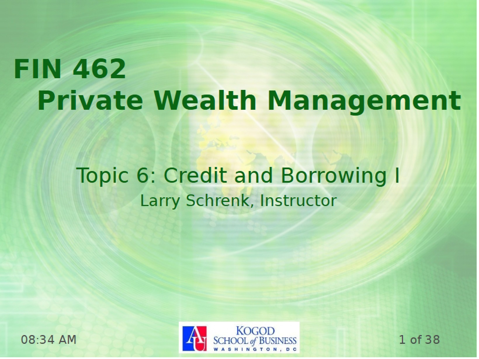 Borrowing Classifications