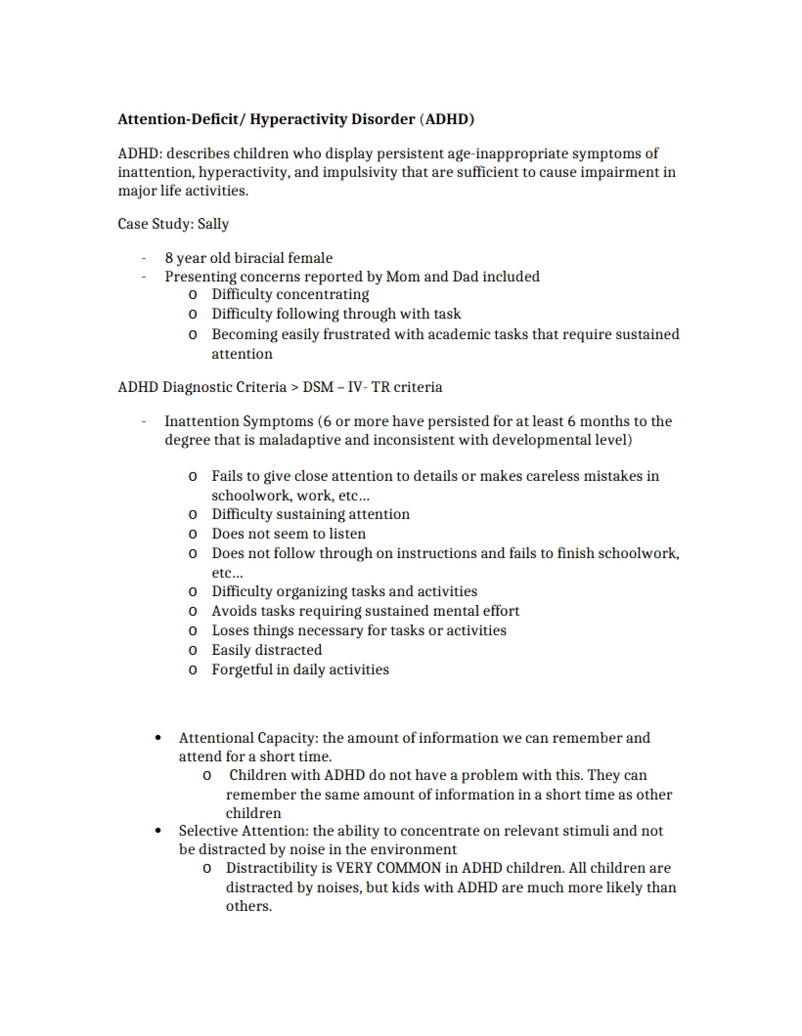 ADHD Overview