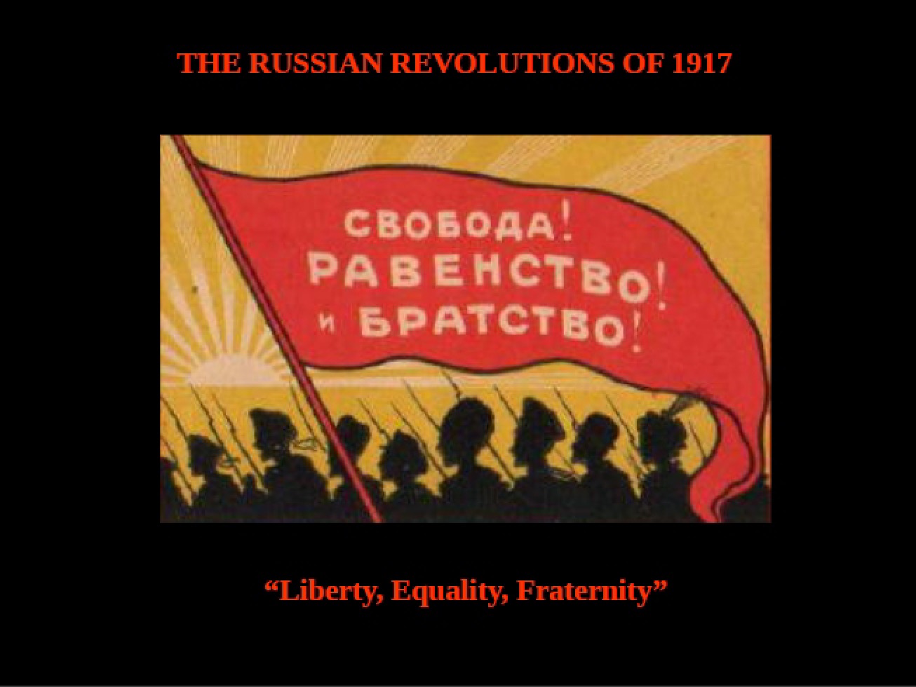 1917 Revolutions in Russia