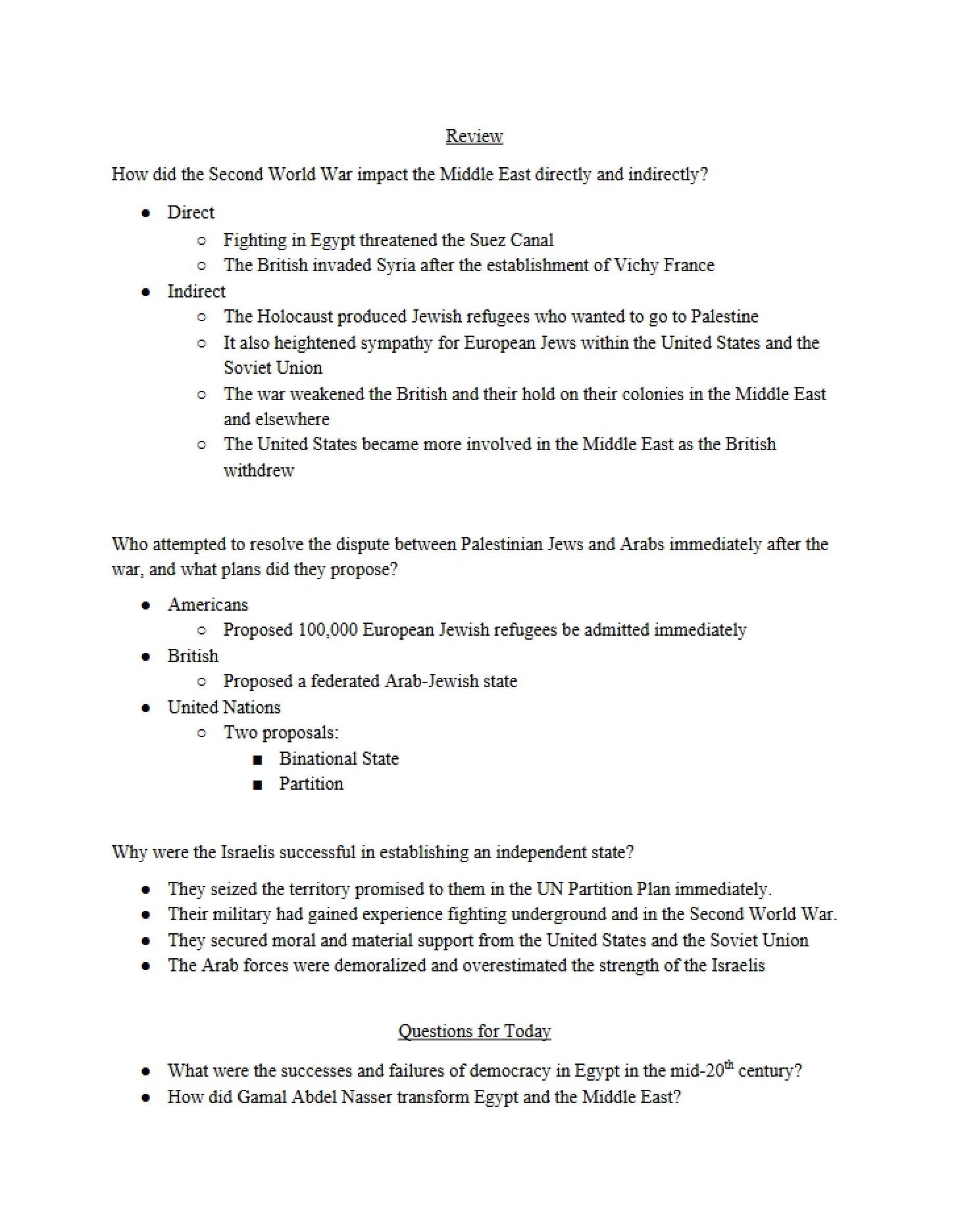 Review Manual