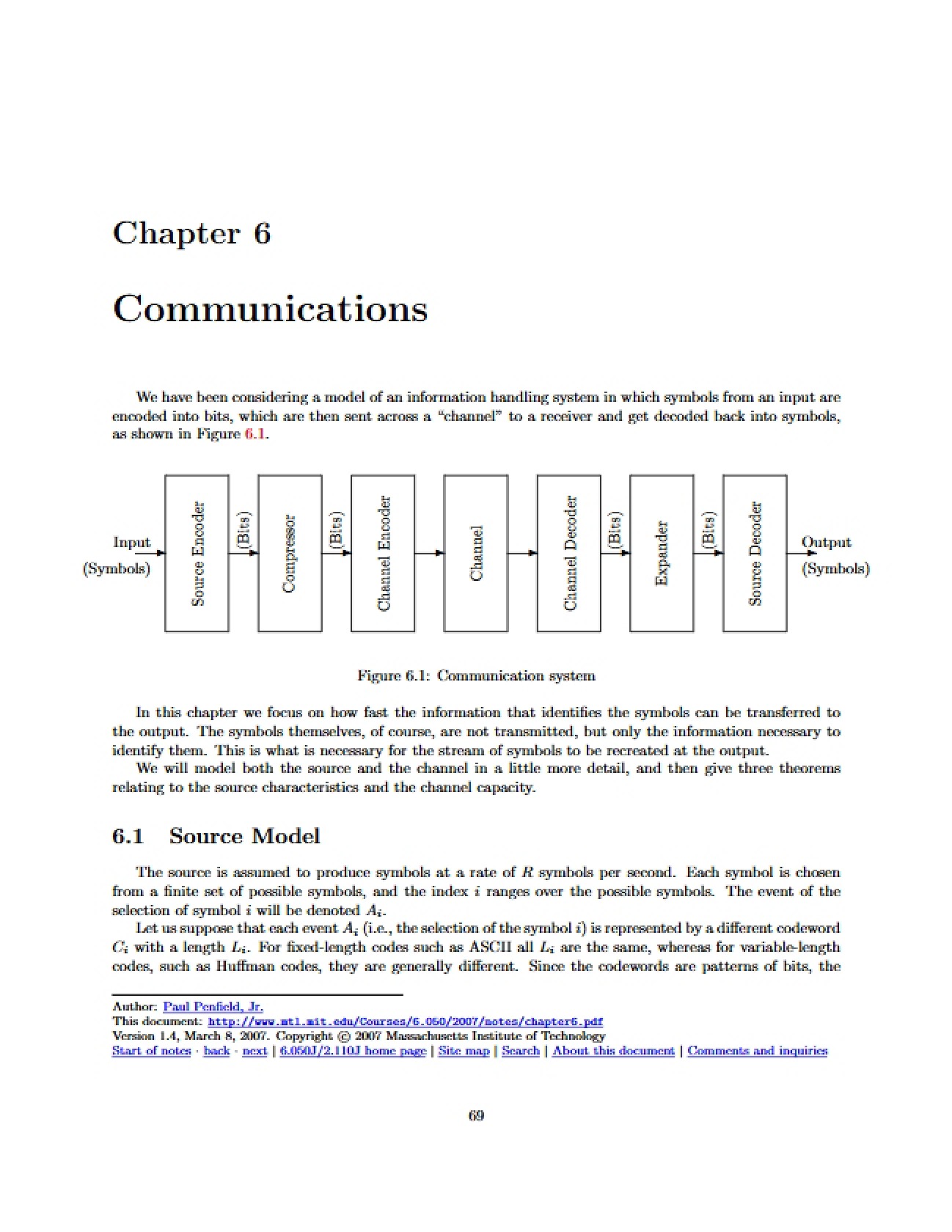 Communications: Chapter 6