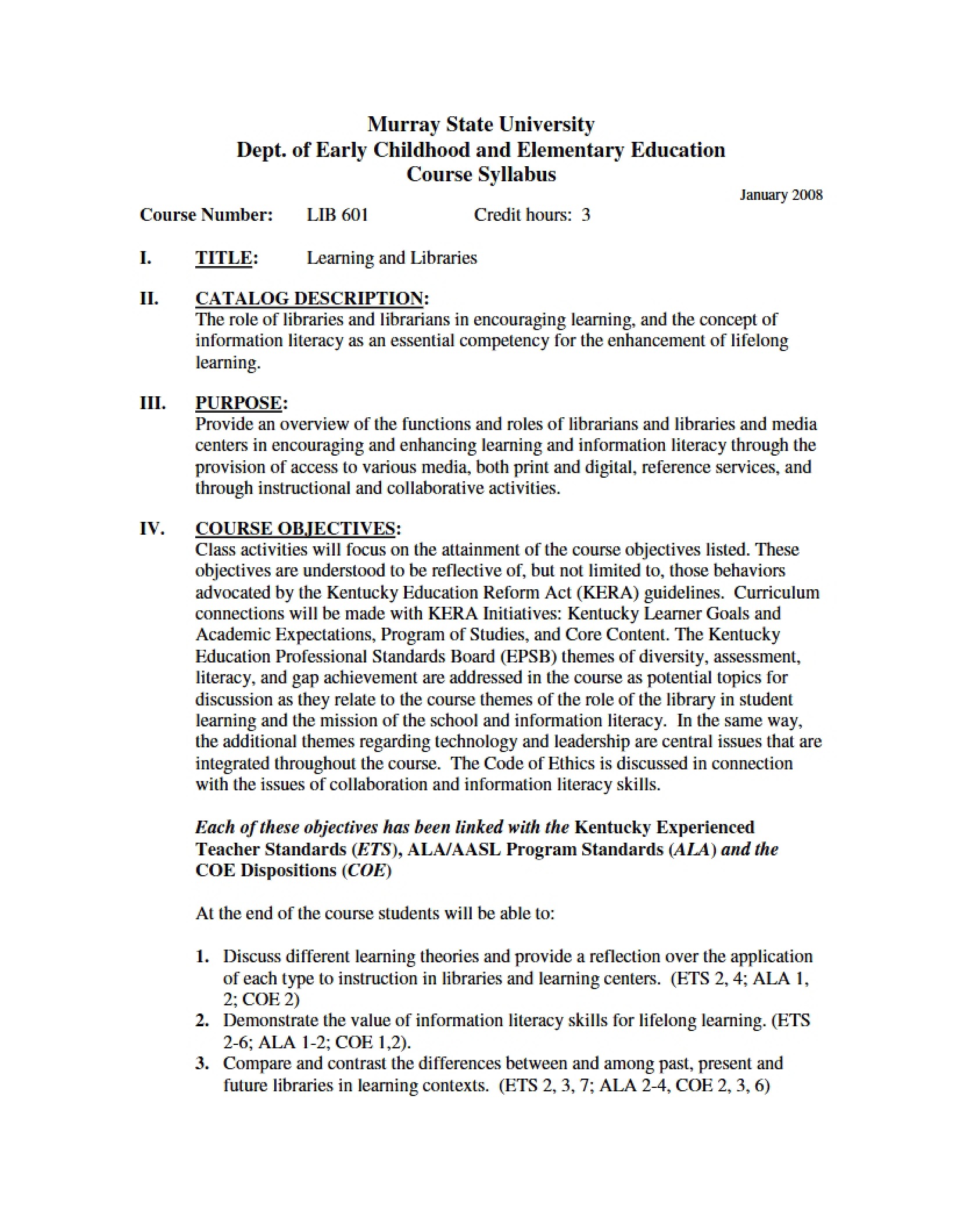 Syllabus