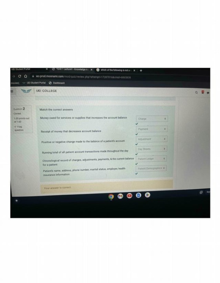 MA120 UEI College Quiz
