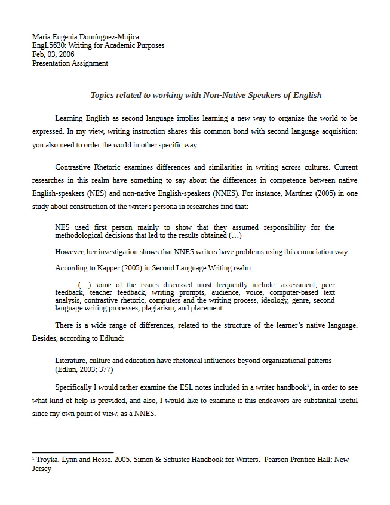 Non-Native English Speakers Related Topics