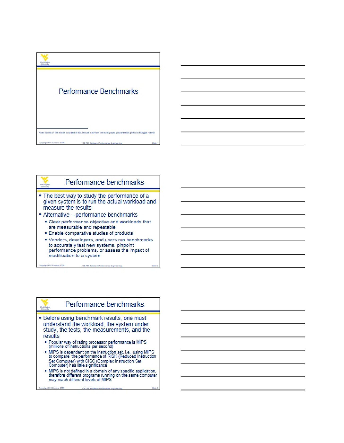 Benchmarking Performance - 9 Pages