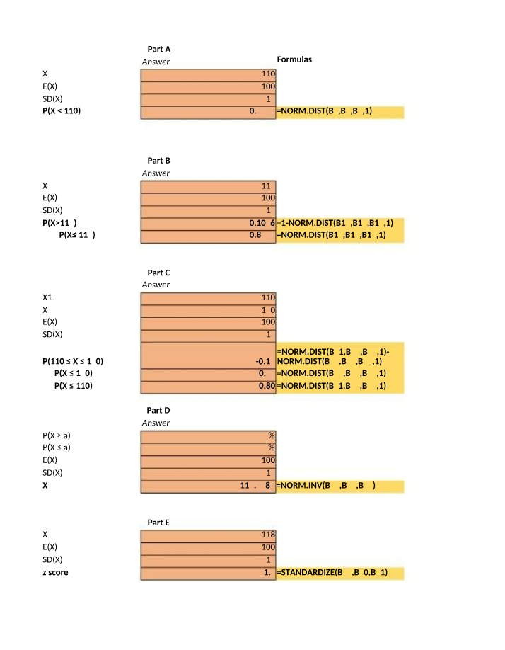 Normal Distribution - Calculating Probability of IQ Score Below 110