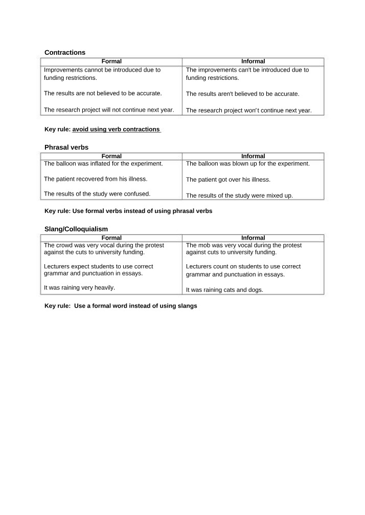 Week 11 Grammar Notes