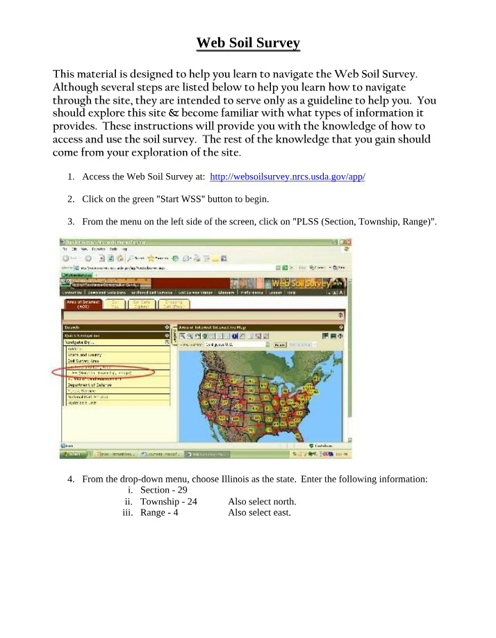 Web Soil Survey - Step-by-Step Navigation Guide