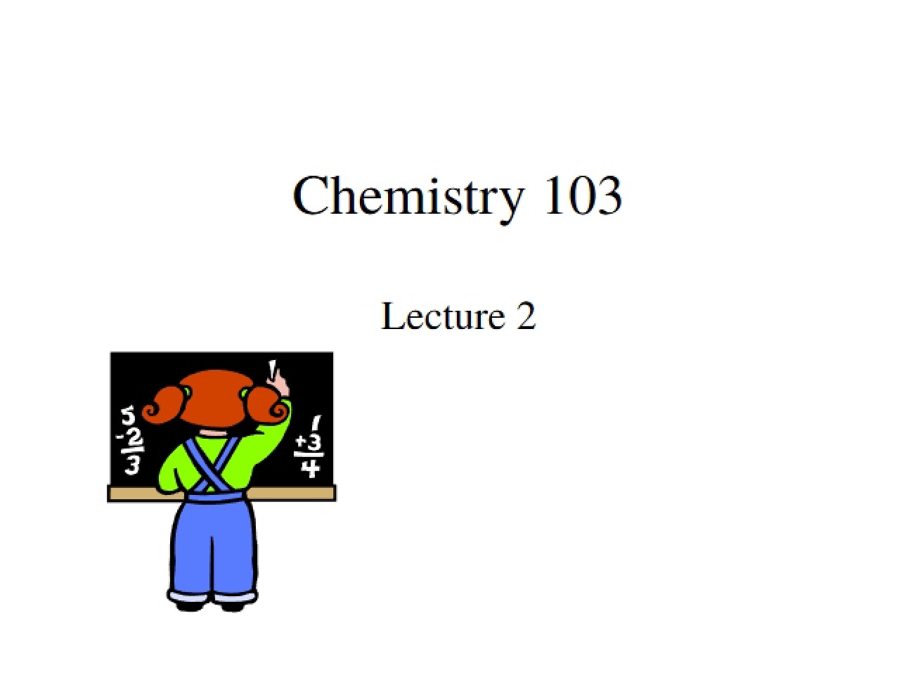 Notes for Lecture 2