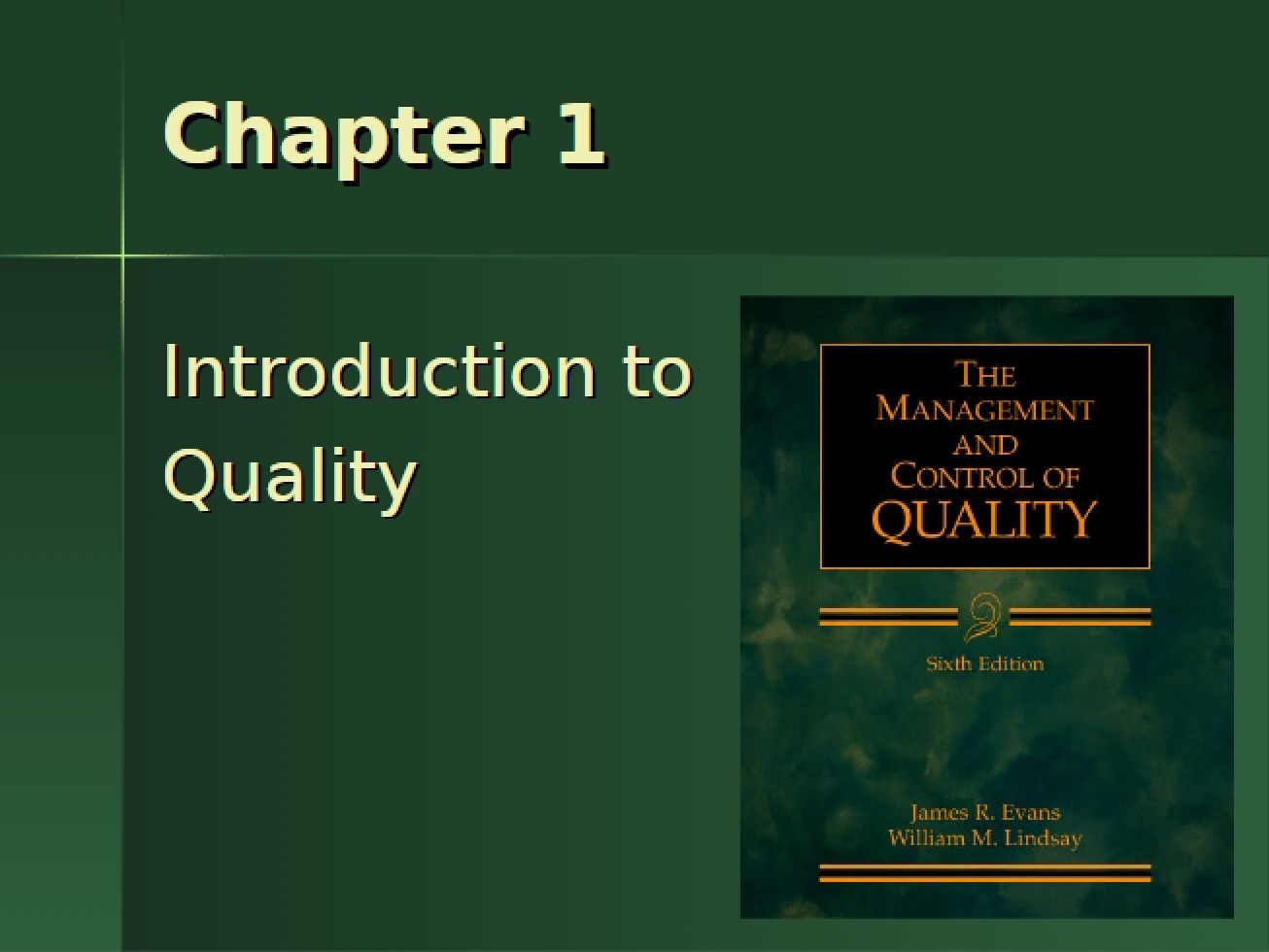 Quality An Introduction
