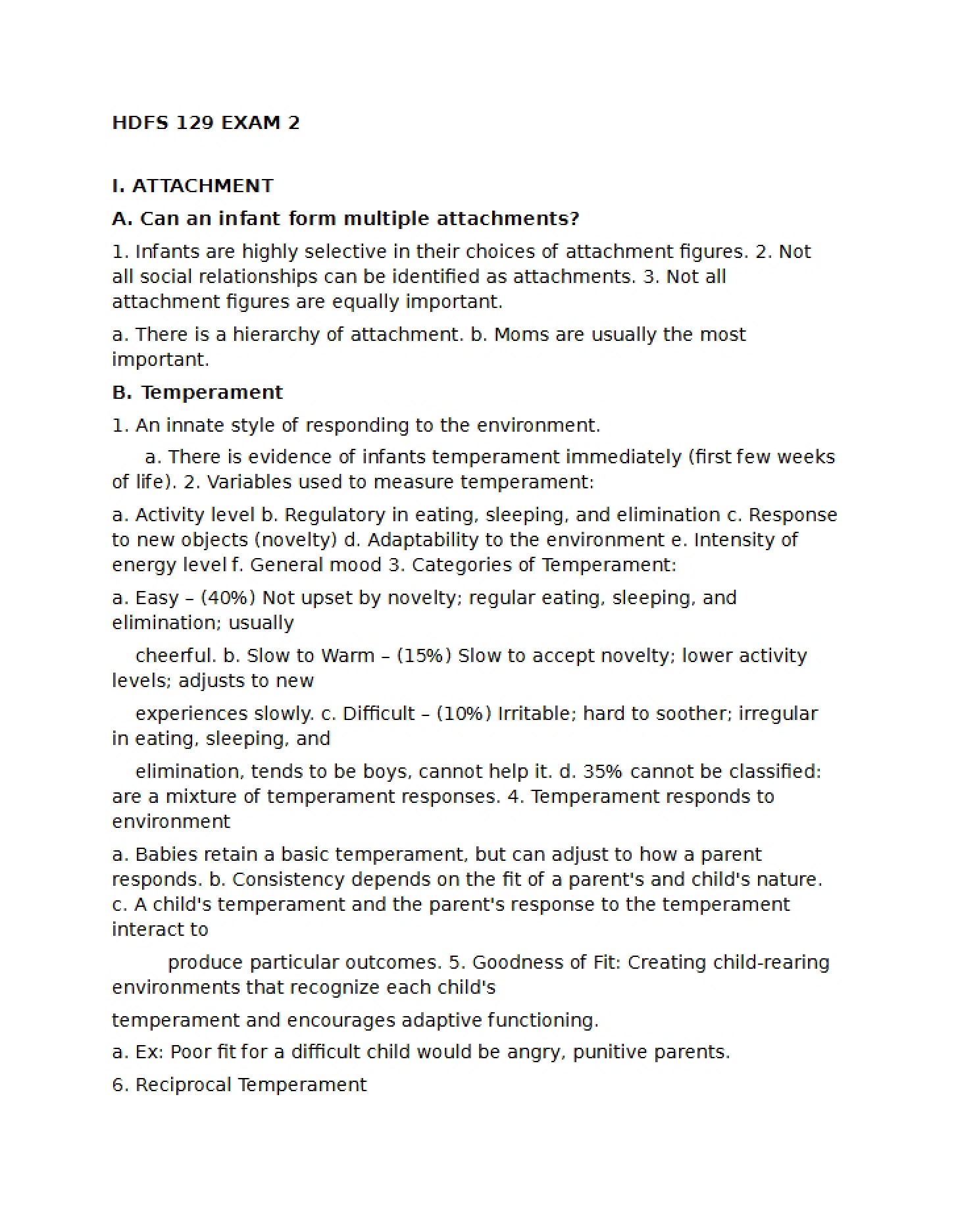 Assessment II