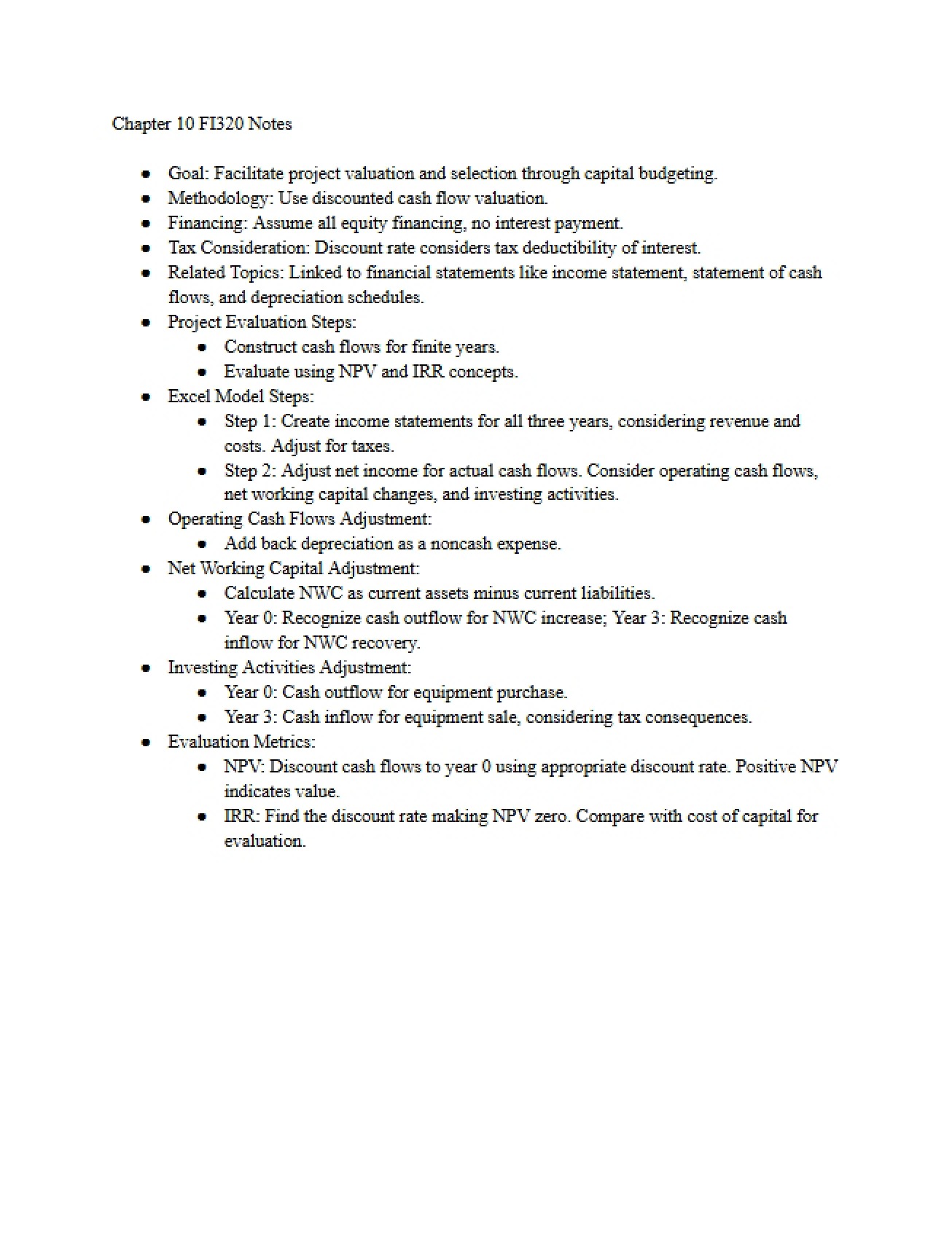 Chapter 10 Content