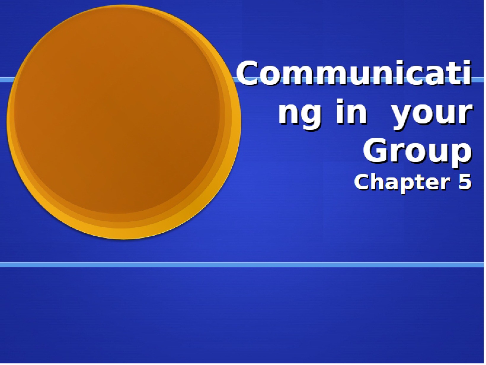 Chapter Five