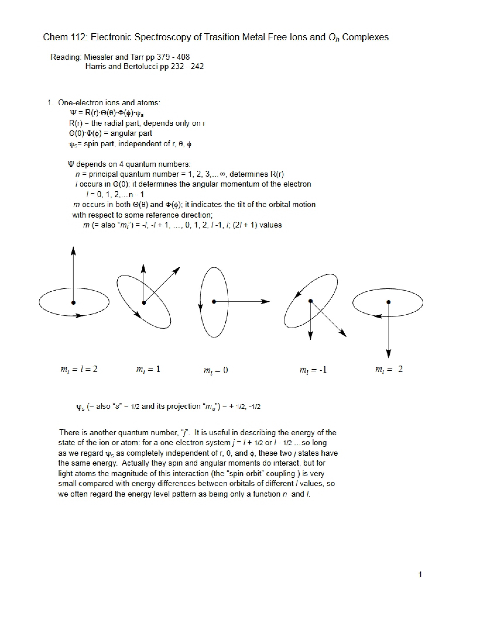 Inorganic Chemistry Notes