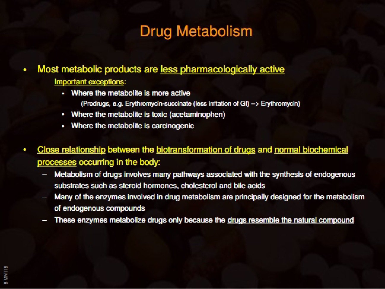 Third Pharmacology Instructional Unit