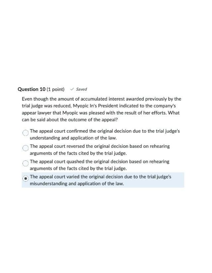 Appeal Outcomes - Confirmed, Reversed, or Quashed