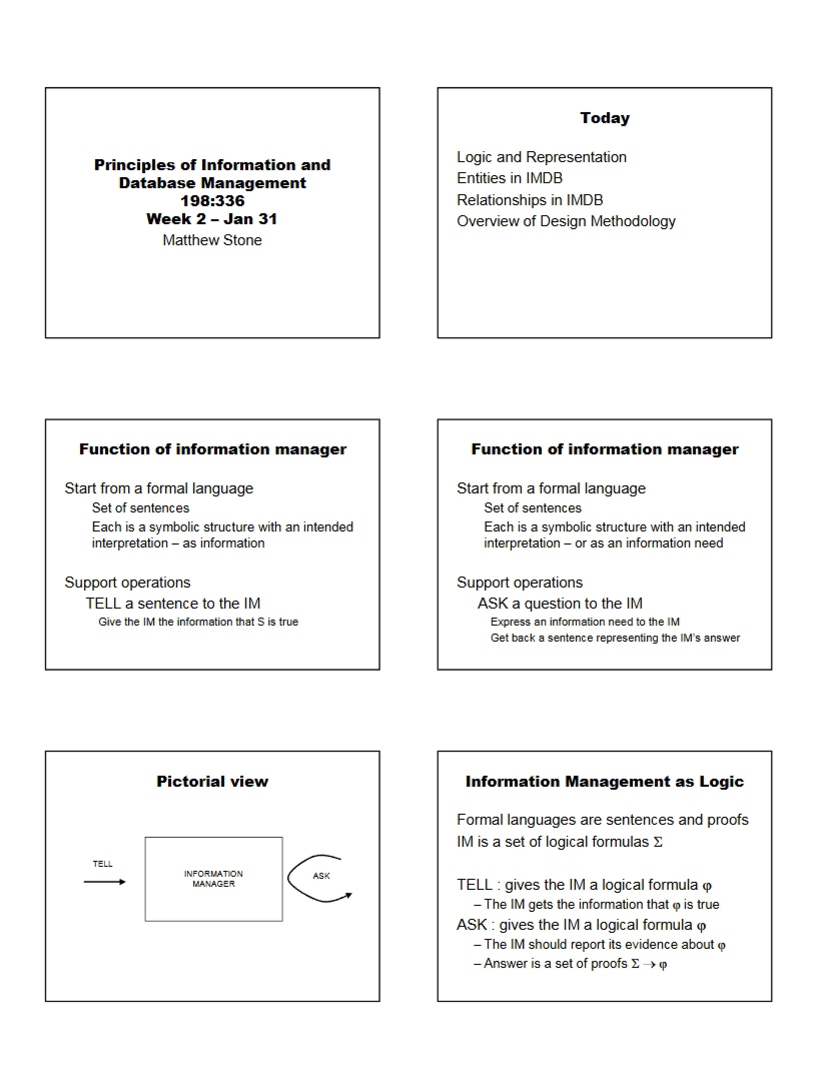 Course Notes