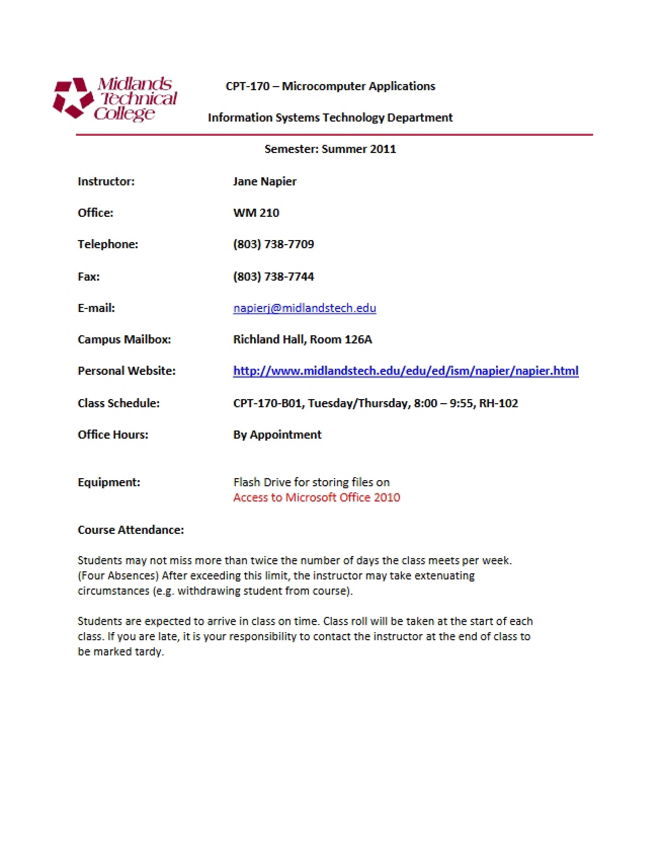 Applications for Microcomputers