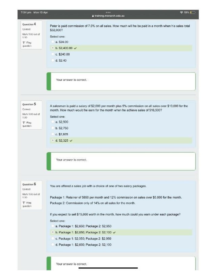 Sales Commissions Calculation Guide
