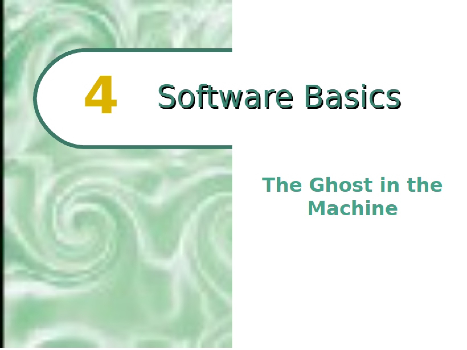 Ghost in the Machine Concept