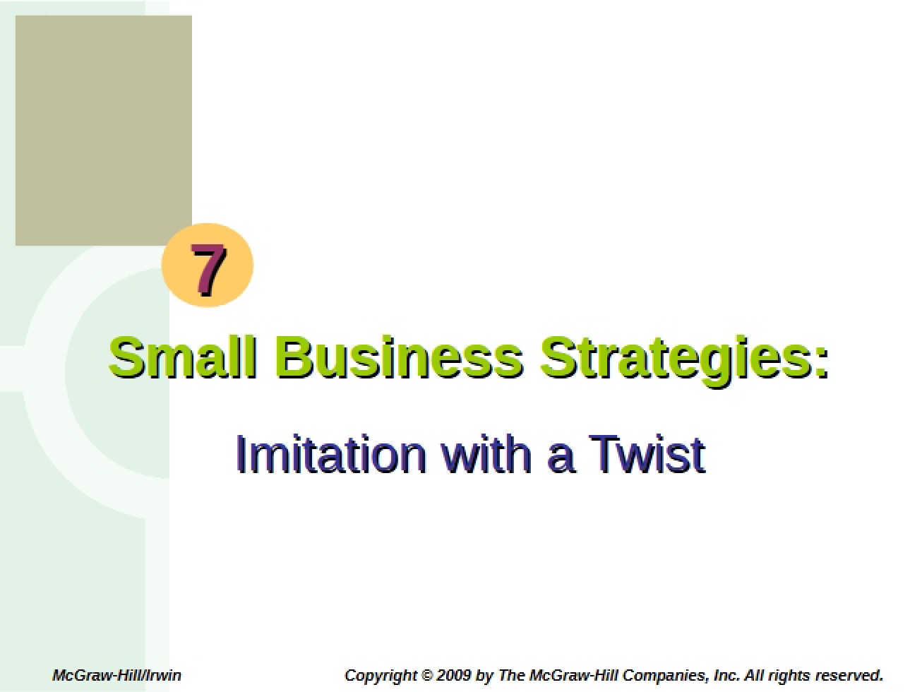 Strategies for Small Business