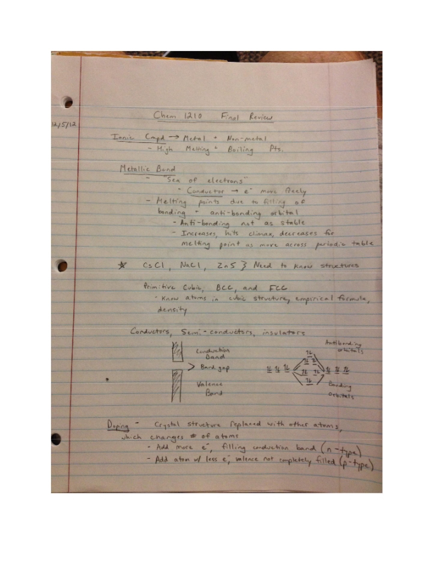Final Course Review