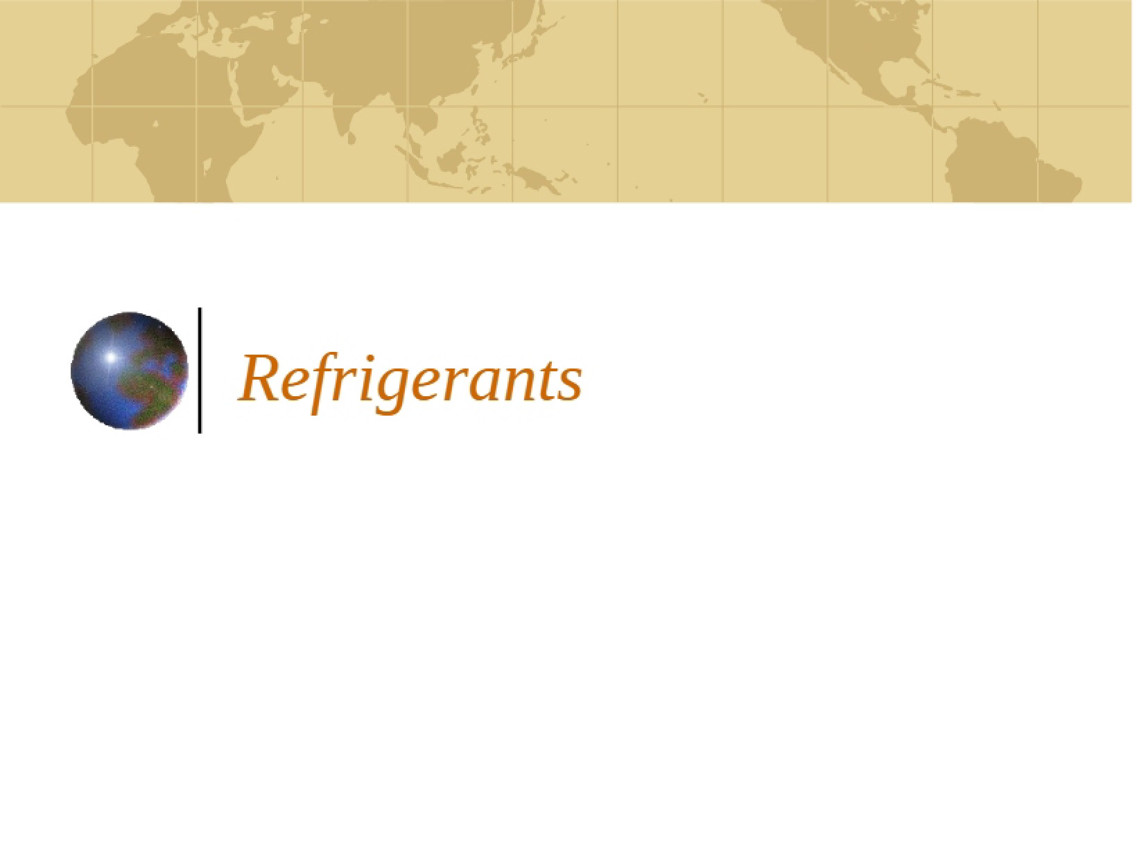Overview of Refrigerants