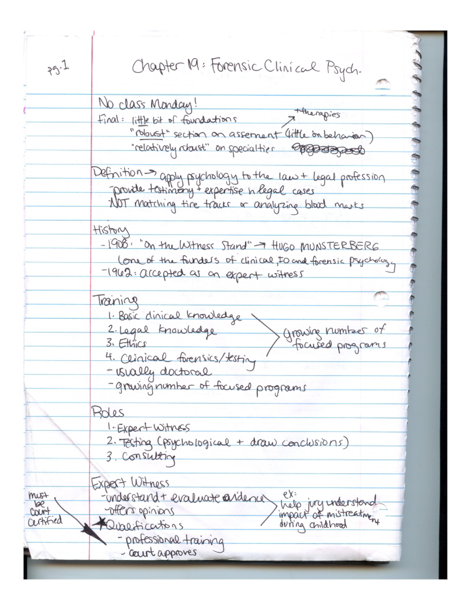 Psychology 320 Notes