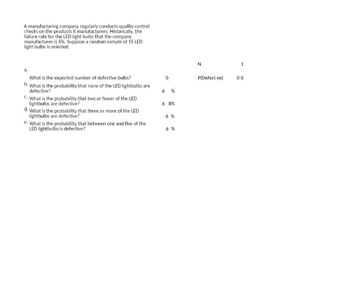 Workbook - Binomial Distribution